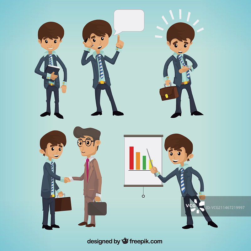 精美的商人合集图片素材