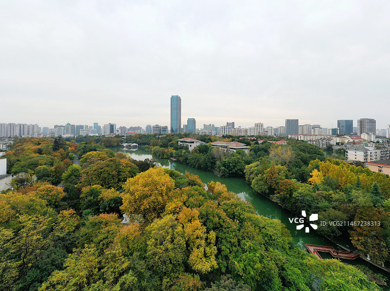 安徽省合肥市环城公园西山景区图片素材