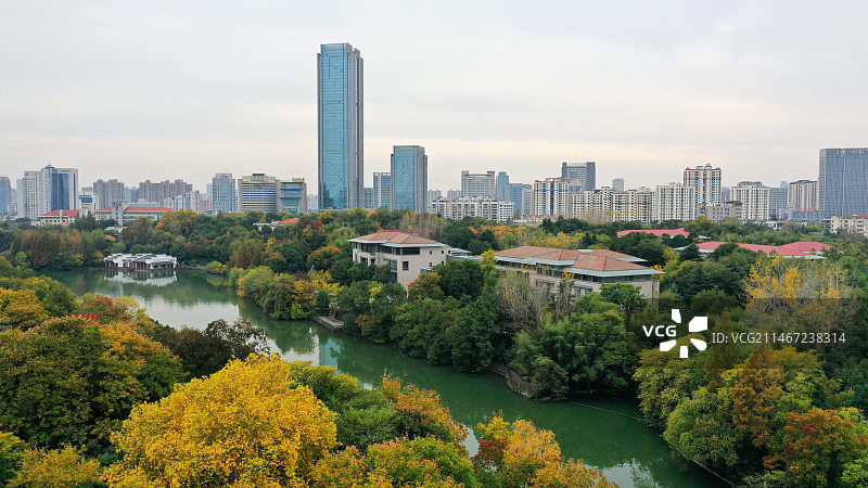 安徽省合肥市环城公园西山景区图片素材