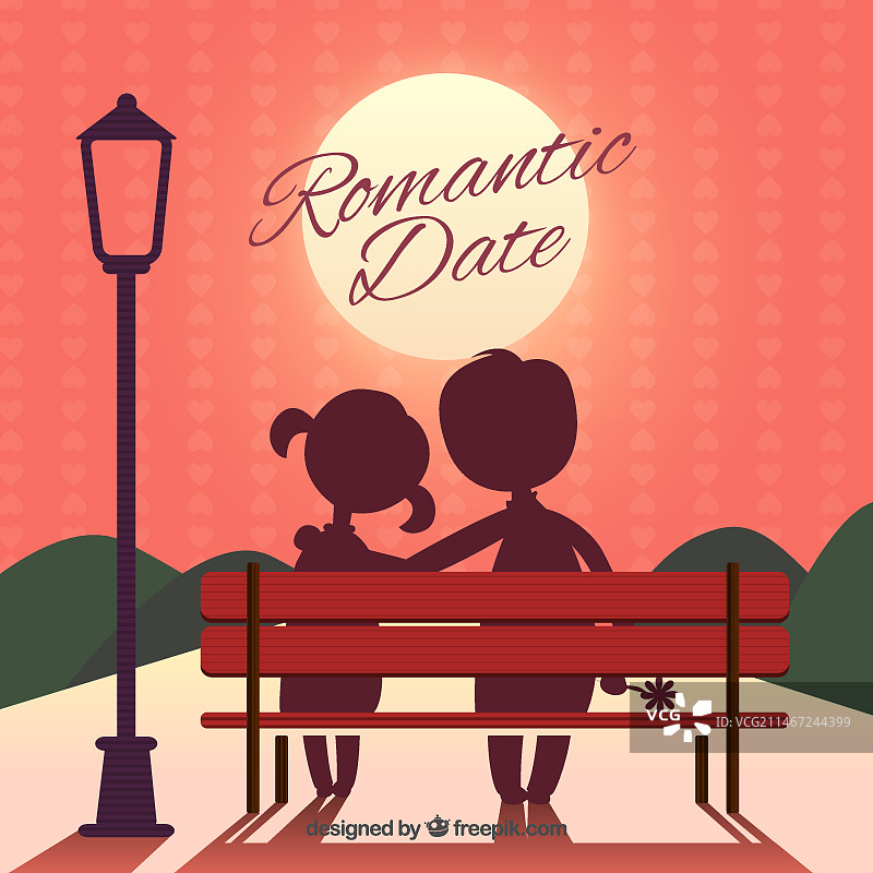 浪漫约会图片素材