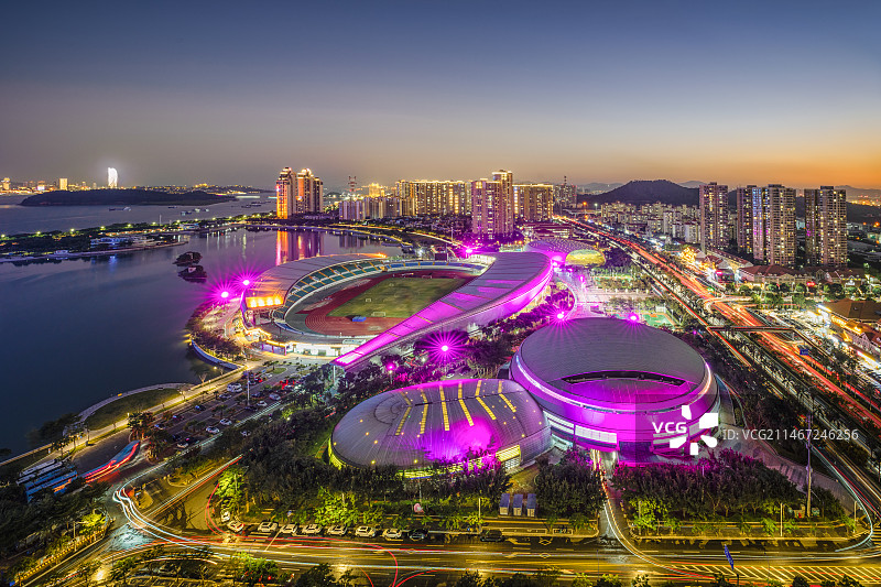 厦门海沧体育馆图片素材