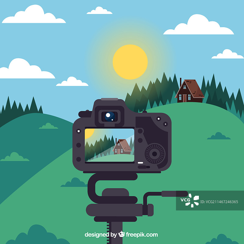 拍摄插画作品图片素材