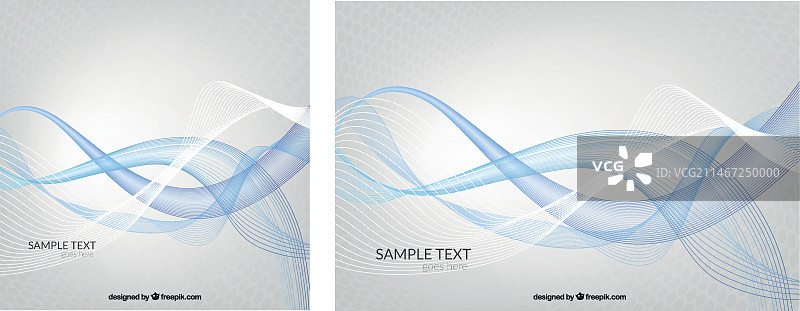 蓝色线条抽象背景图片素材