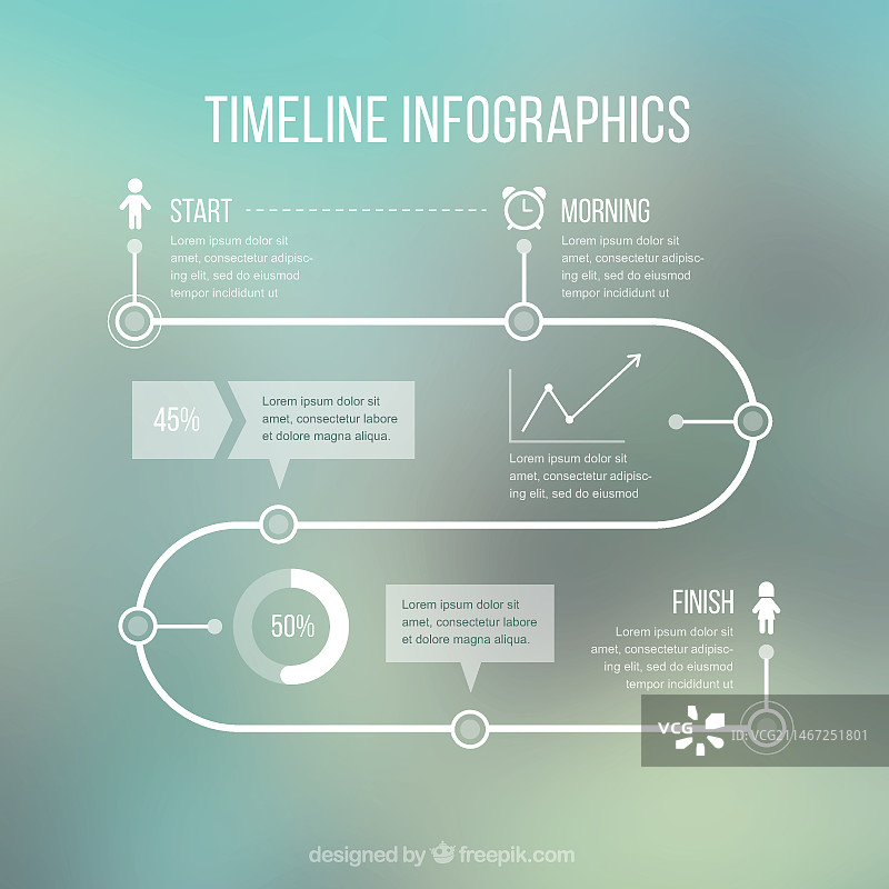 时间轴信息图模板图片素材