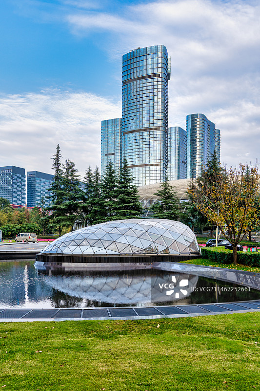 四川省成都银泰中心建筑图片素材