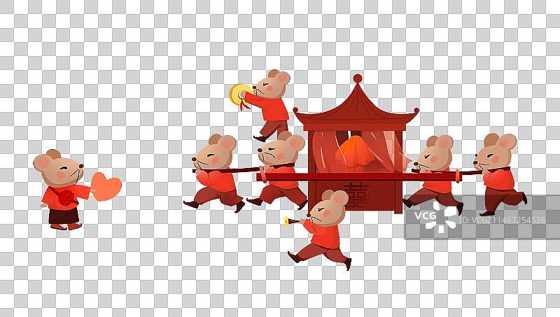 老鼠娶亲图片素材