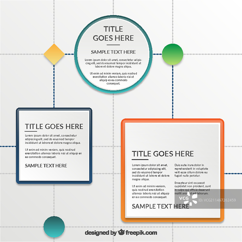 几何形状文本框图片素材