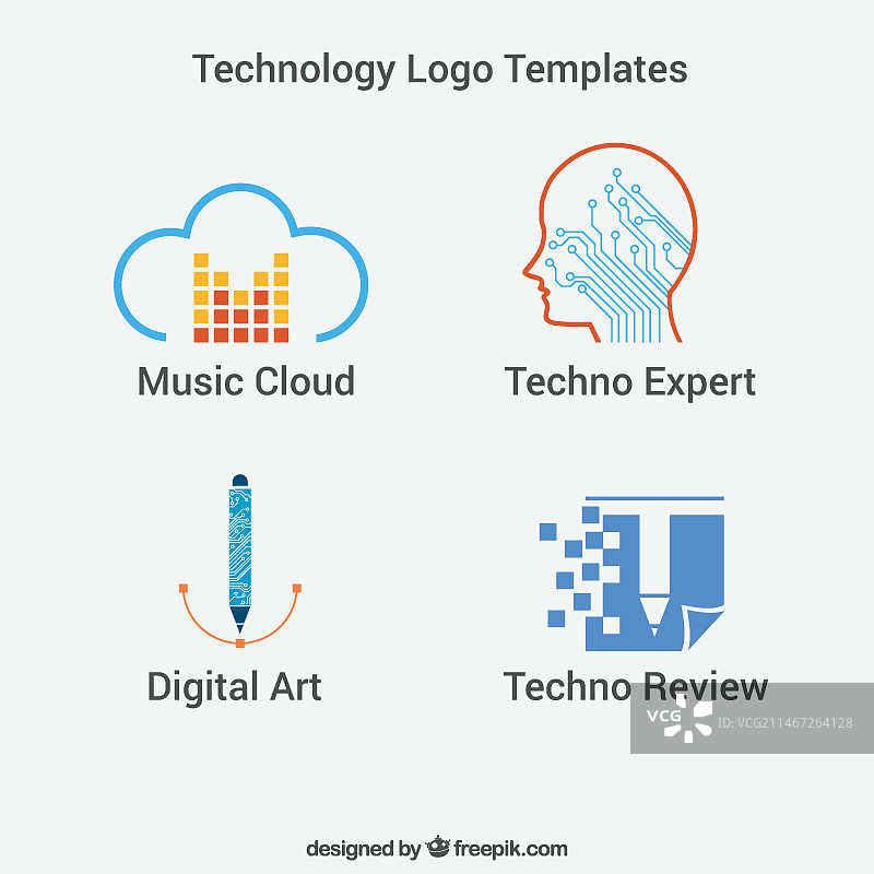 技术Logo模板图片素材