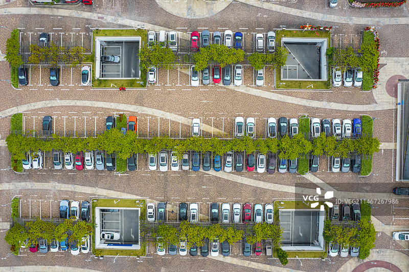 绿色停车场 生态停车场 智慧停车场图片素材