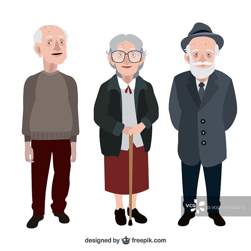 和蔼的爷爷图片素材