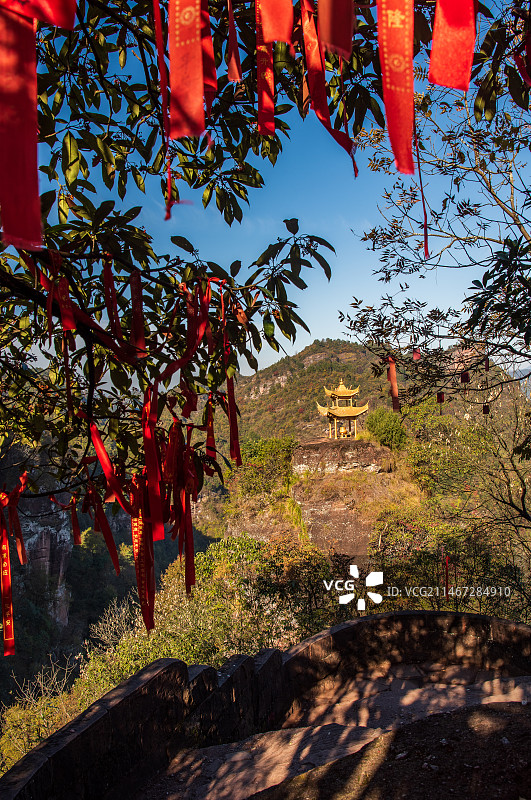 齐云山风光图片素材