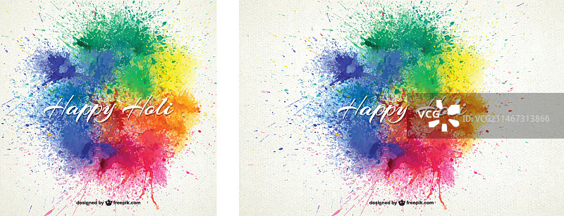 洒红节快乐背景图片素材