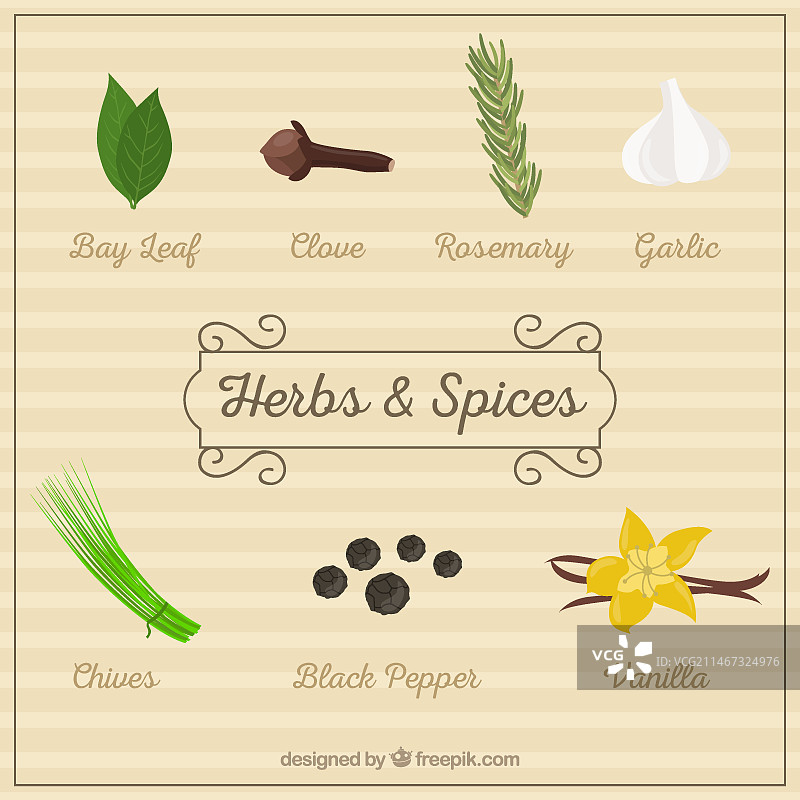 香草和香料包图片素材