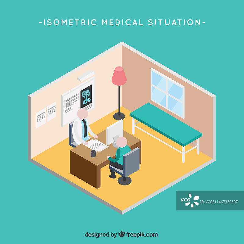 2.5D医疗场景图片素材