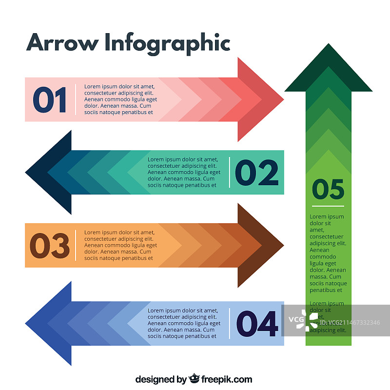箭头信息图图片素材