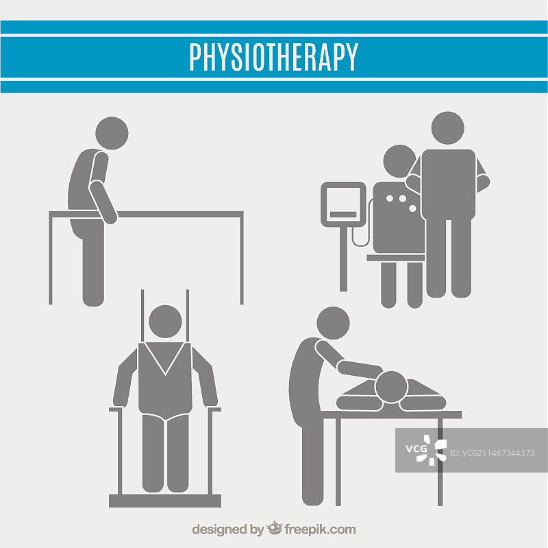 理疗师象形图合集图片素材