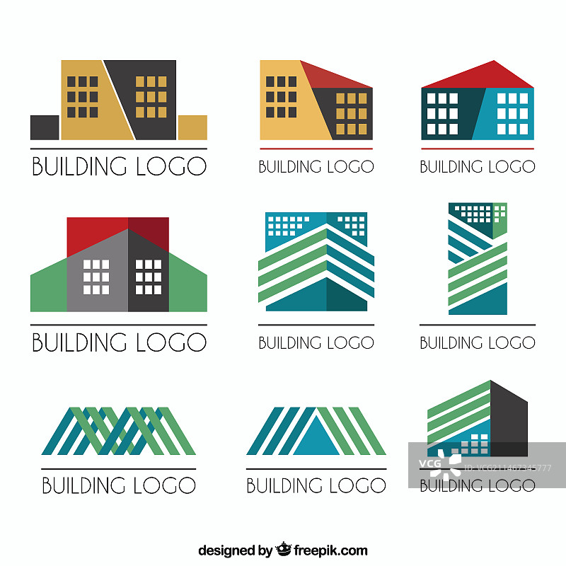 几何房地产标志图片素材