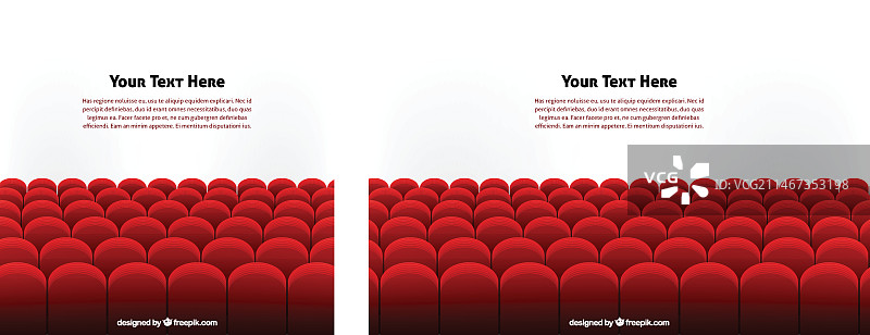 红色扶手椅背景模板图片素材