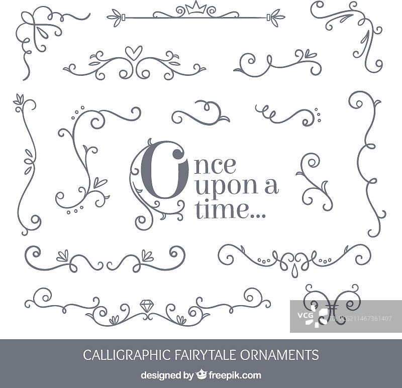 童话故事装饰设计图片素材