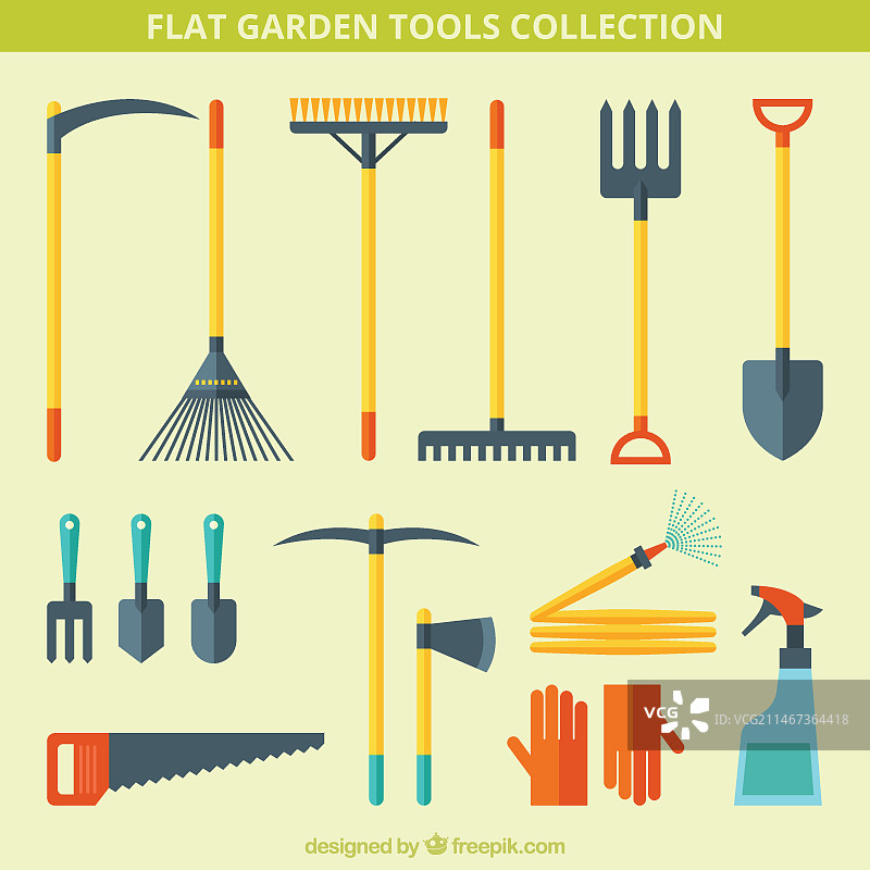 实用园艺工具图片素材