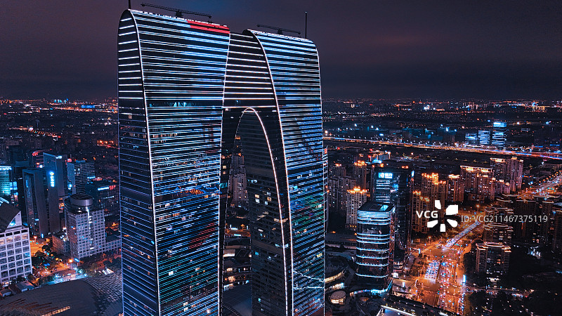 苏州园区星湖街图片素材