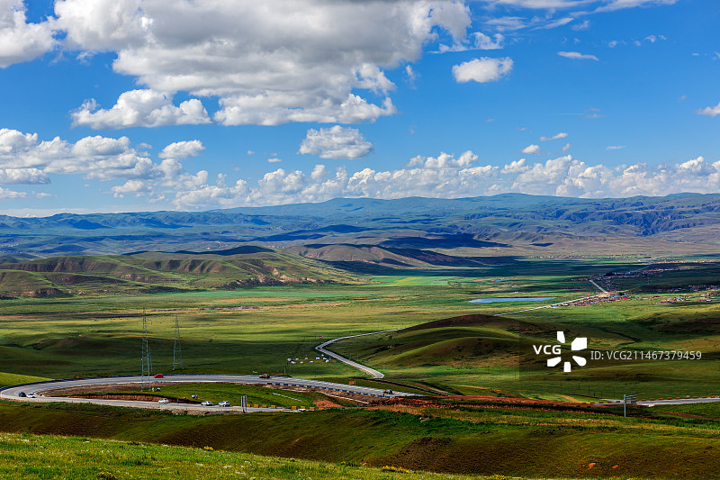 甘南桑科草原图片素材