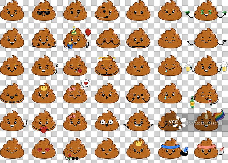 大便表情符号图片素材