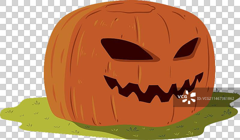 南瓜的咧嘴笑图片素材