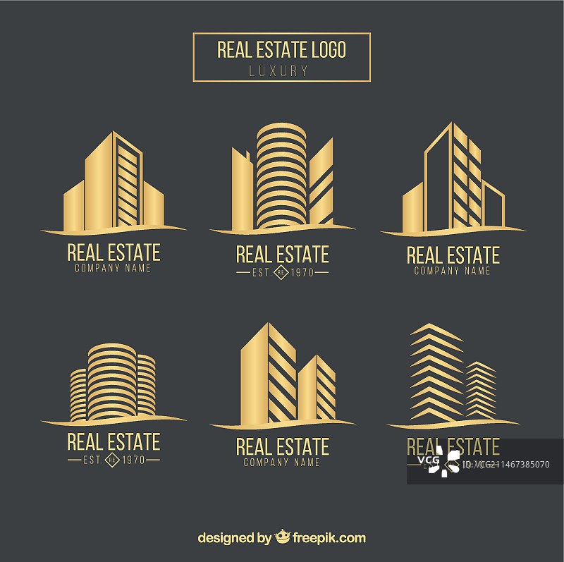 房地产标志合集图片素材