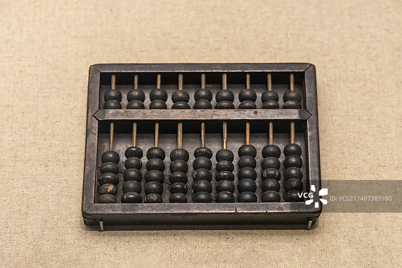 安徽文明史陈列（秦汉明清）：小算盘（清）图片素材