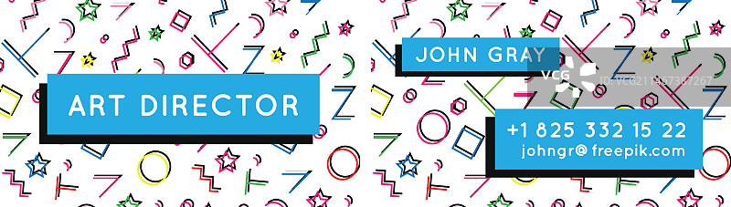 艺术总监名片图片素材