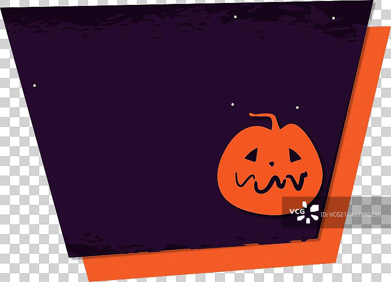 咧嘴笑南瓜徽章贴纸图片素材