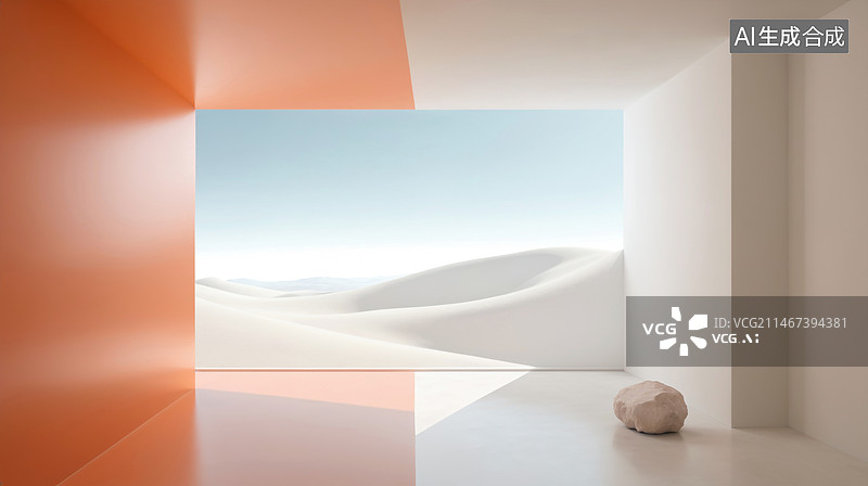 【AI数字艺术】抽象创意迷幻错视空间图片素材