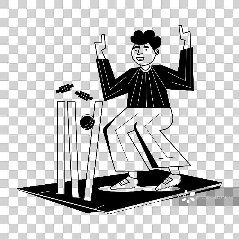 板球门图片素材