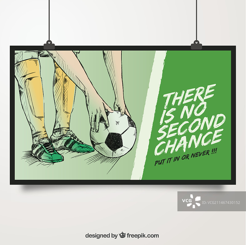 彩色足球背景图片素材