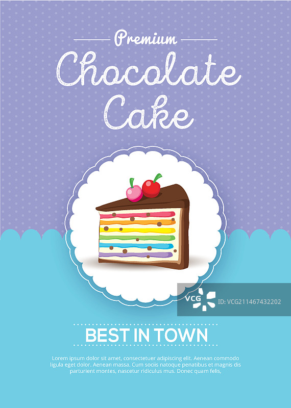 精美蛋糕甜品店宣传册图片素材