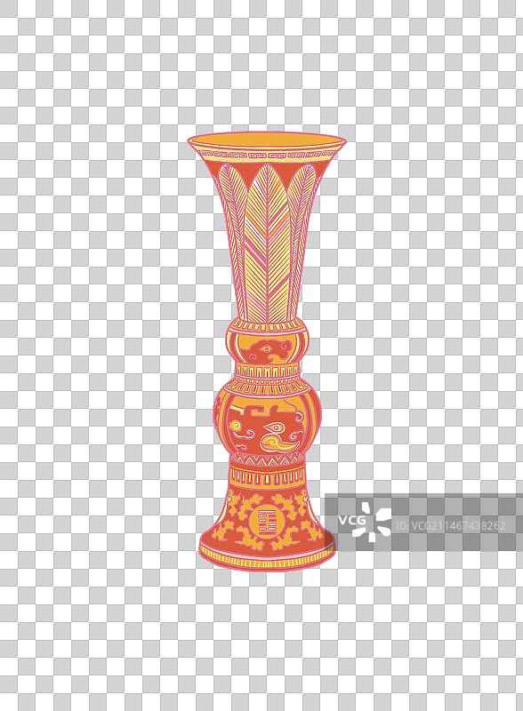 非遗鼎扁平插画系列图片素材