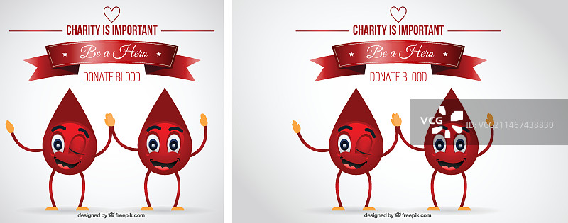 献血者背景中的血液滴落图片素材