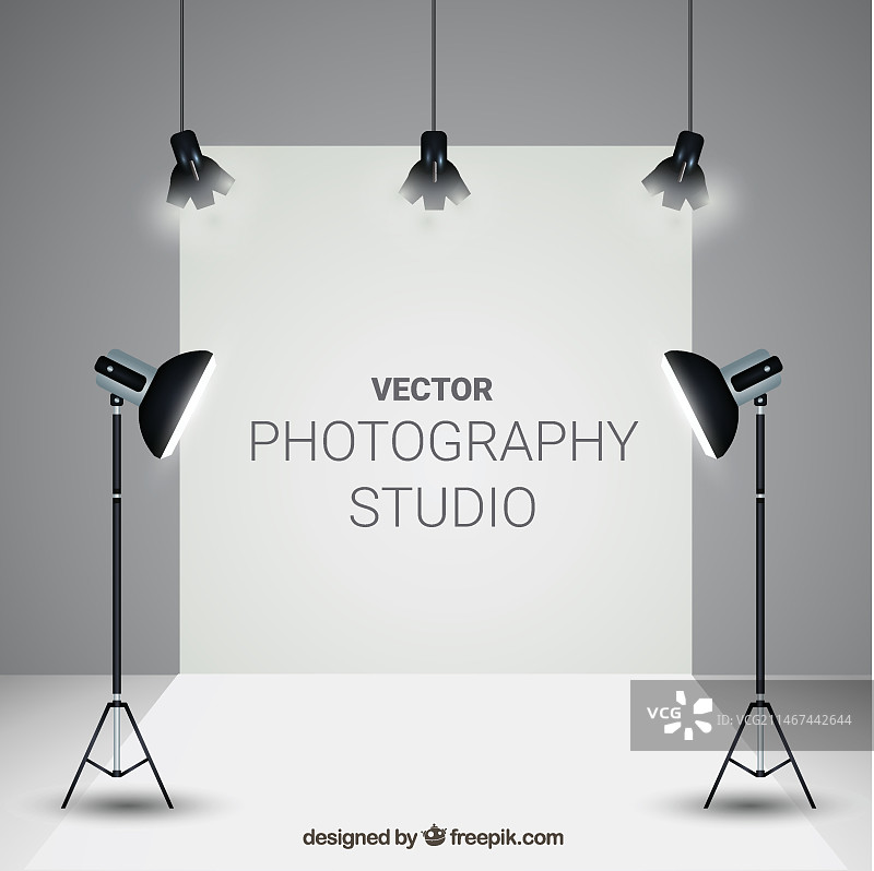 优雅的摄影工作室图片素材