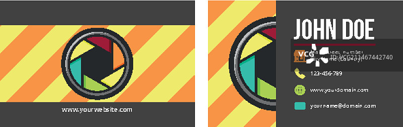 彩色摄影卡片图片素材