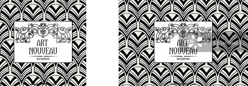 新艺术风格的几何背景图片素材