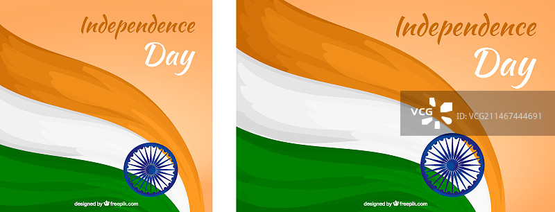 印度国旗独立日背景图片素材