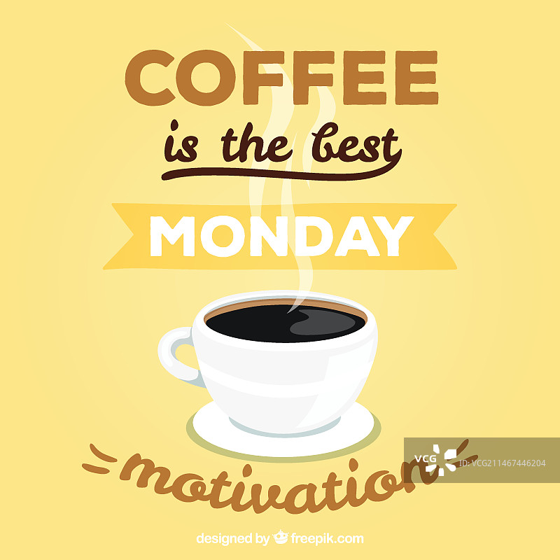星期一的励志信图片素材
