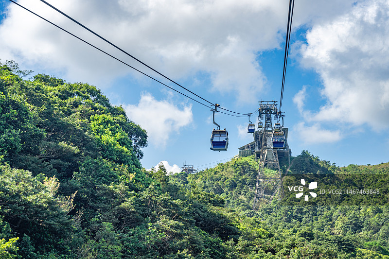 中国香港大屿山昂坪360缆车图片素材