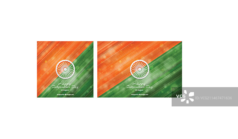 抽象手绘背景（印度独立日）图片素材