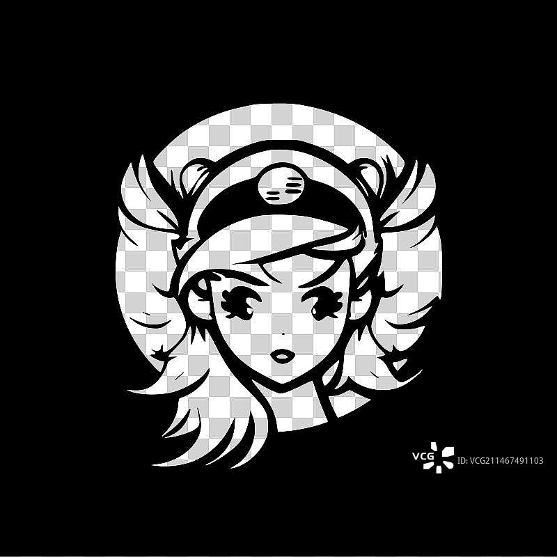 垒球简约扁平风logo图片素材