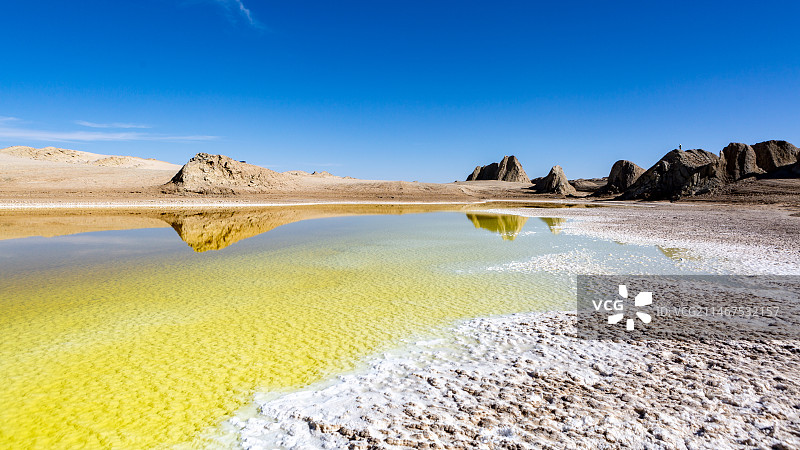 俄博粱硫磺湖图片素材