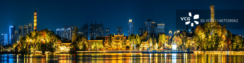 温州江心双塔图片素材