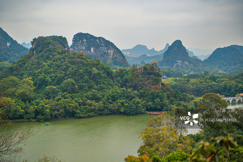 广西柳州市大龙潭风光图片素材