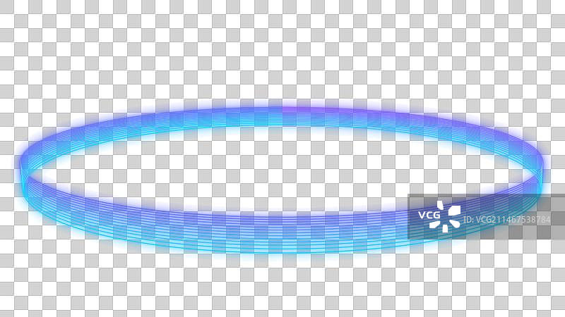 蓝紫色流线荧光色科技线条图片素材